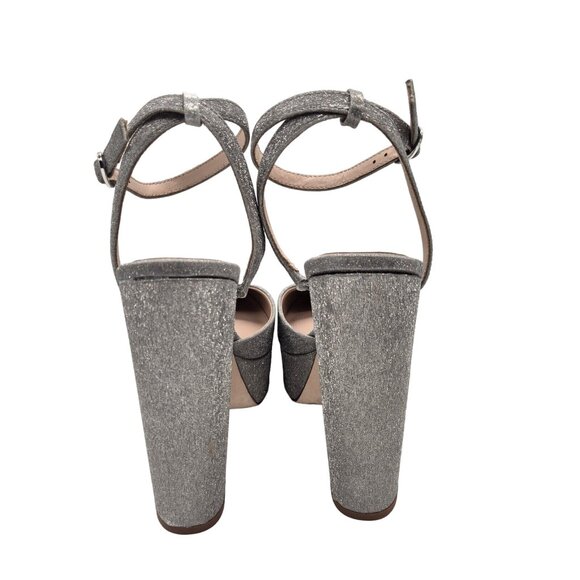 Antonio Melani Born on Fifth Size 9.5 M Liv Metallic Glitter Platform Pumps 676 - Picture 5 of 13